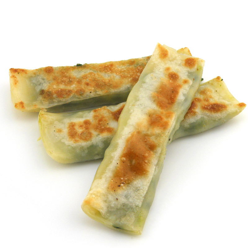 三益真 猪肉韭菜锅贴 夜市大排档宵夜加热主食半成品煎饺子批发