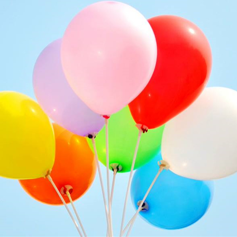 28克普通圆形气球8号12寸哑光混色闪烁电子商务批发
