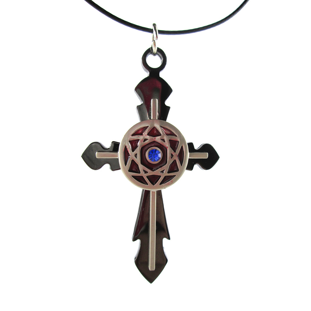 佐助六芒星天照写轮眼十字架钢圈-1