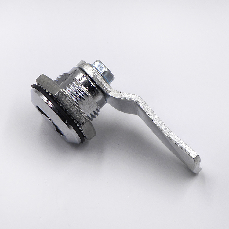 机箱机柜转舌锁 ml1-023-3 三角型锁芯 镀亮色 网络机箱机柜门锁