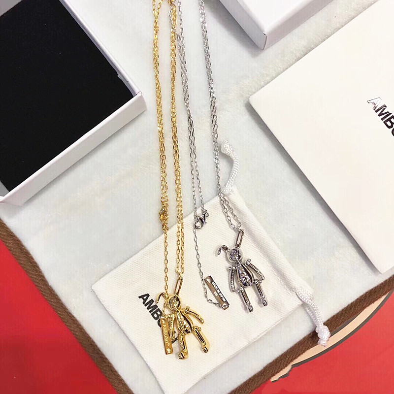 ambush折耳兔项链 ins超火网红同款折耳兔吊坠毛衣链