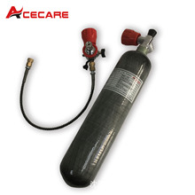2L碳纤维高压瓶铝合金内胆纤维缠绕复合气瓶消防空气呼吸器气瓶