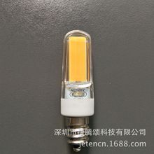 现货E12 2609 COB 水晶灯光源 110V可调光蓝宝石 陶瓷散热