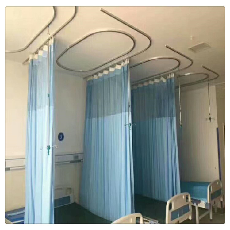 医用窗帘隔帘布 医院工程窗帘 医疗隔帘床帘批发可做阻燃防水防火