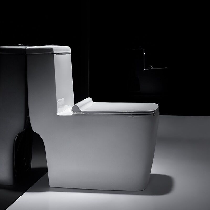 家用雪花釉抽水马桶座便器地排连体陶瓷防臭静音陶瓷坐便器