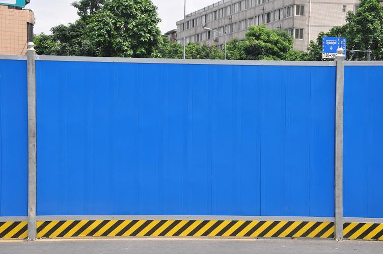 建筑工地围挡 路边绿化铁皮围栏 小区施工场地彩钢板围挡