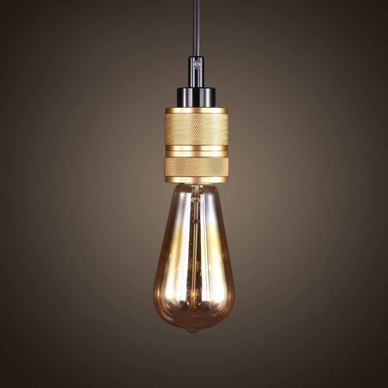 美式复古爱迪生吊灯服装店饮吧酒吧咖啡厅e27/e26金属铝灯头吊灯