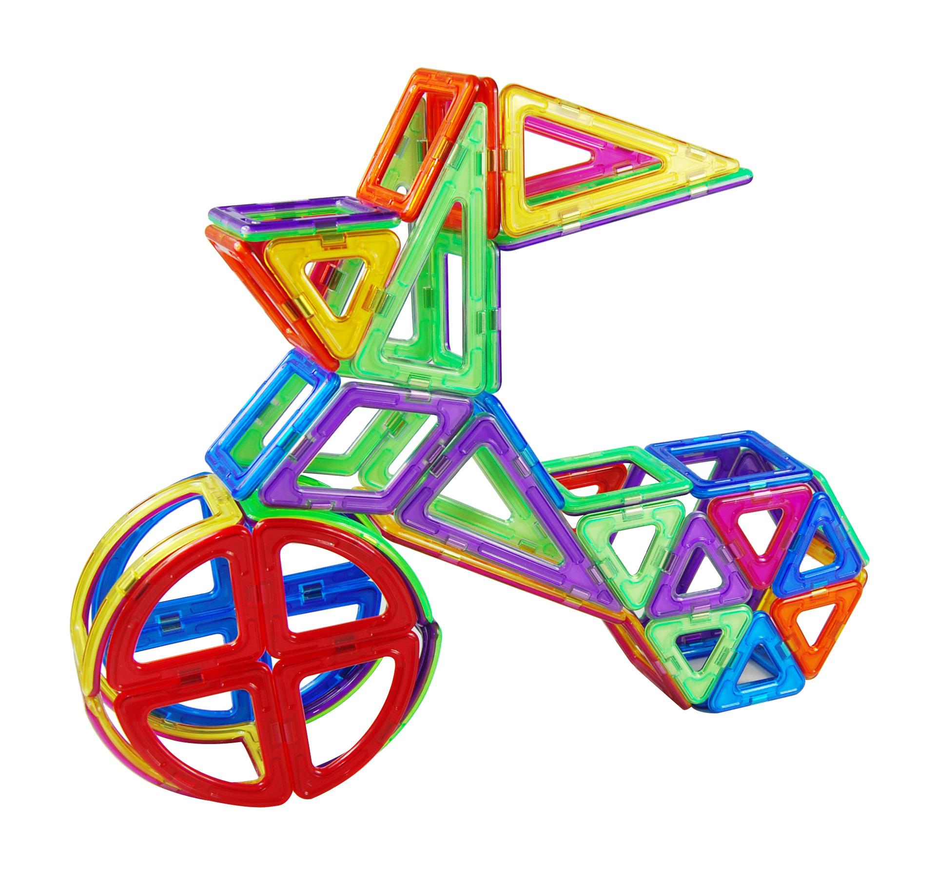 新款diy磁力片积木 豪华出口磁力片新款儿童益智搭建玩具