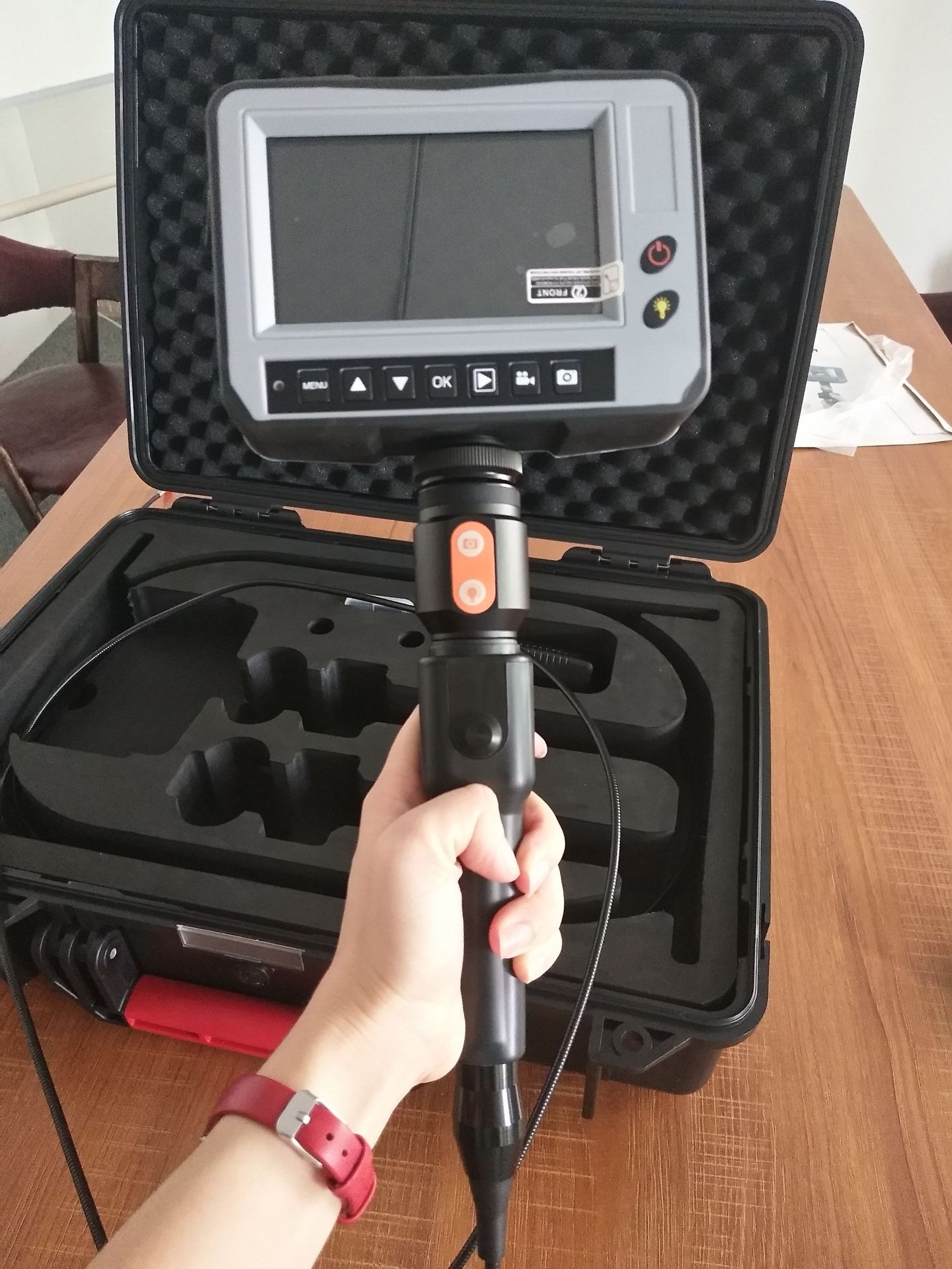 手持直管内窥镜sdr350055工业内窥镜管道内部检测汽修内窥镜