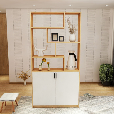 客厅玄关柜屏风简约现代隔断玄关鞋柜 多功能家用客厅隔断鞋柜
