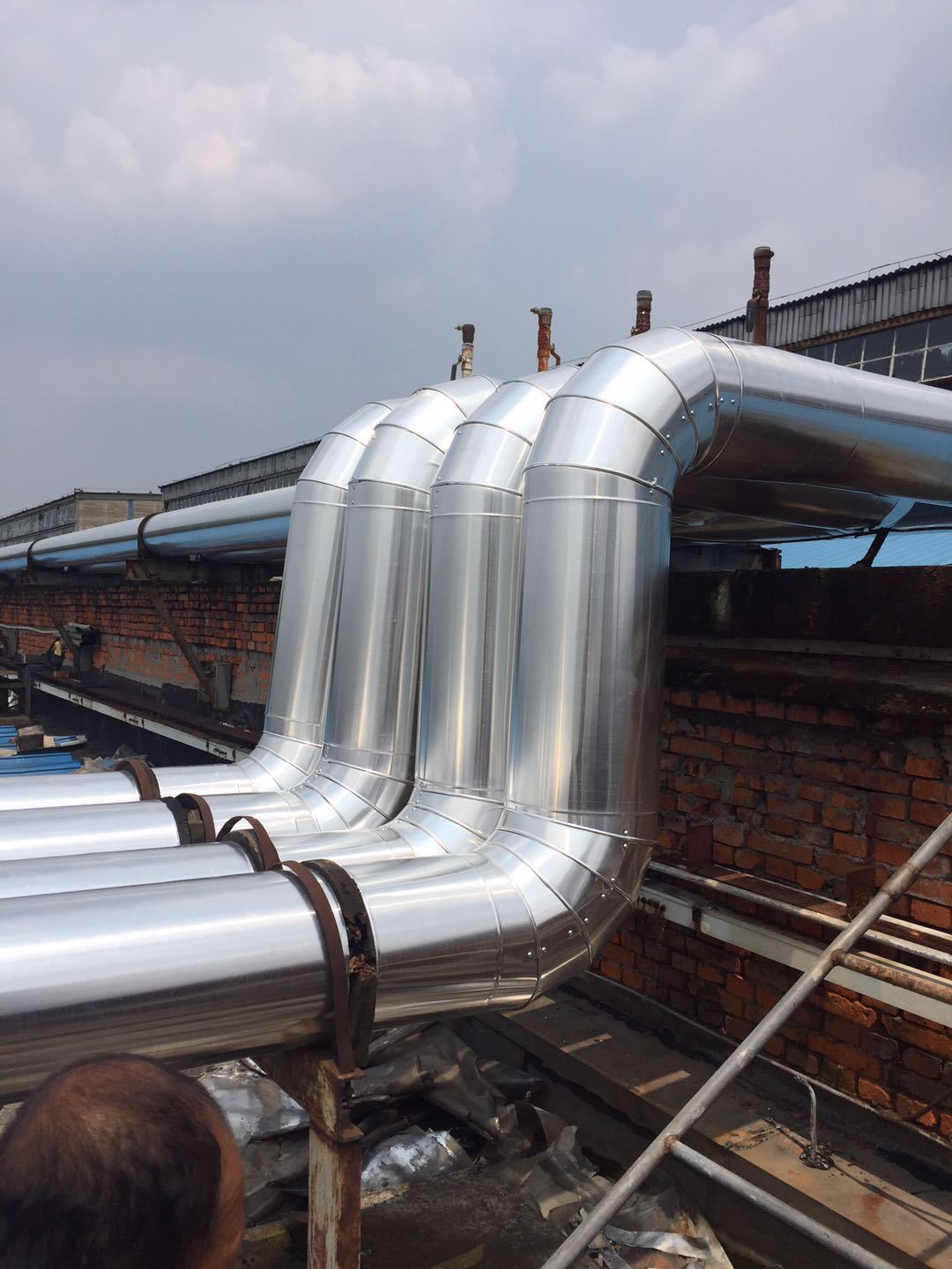 成都风机管道保温 硅酸铝管道保温 铁皮保温13982261255施工公司