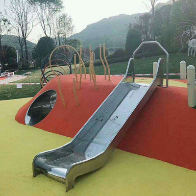 惠州童欣厂家直销定做公园小区 非标游乐设施 儿童不锈钢滑梯