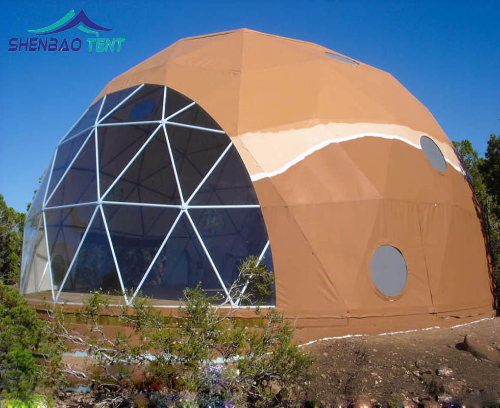 圆顶帐篷厂家供应半透明dome tent 新疆贵州星空帐篷酒店