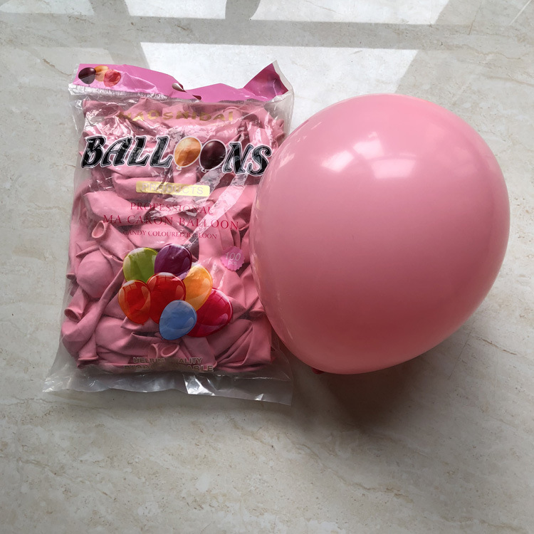 10寸马卡龙气球加厚梦幻糖果色2.2克气球 婚庆派对拱门气球