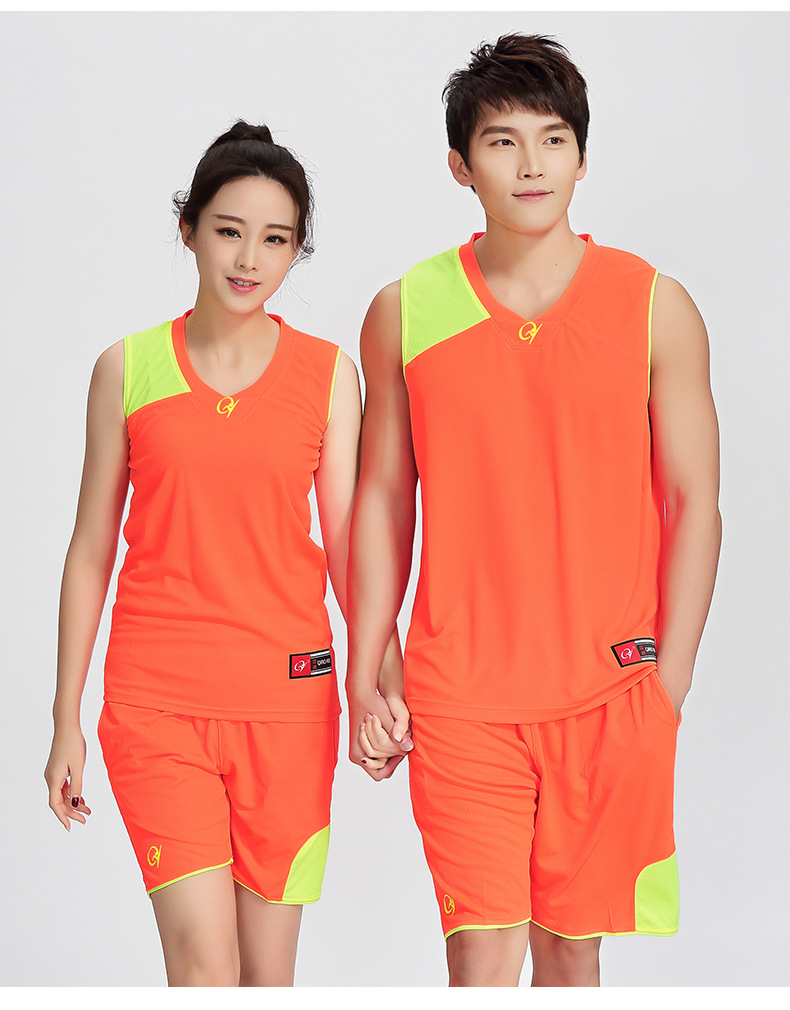一件代发2018户外速干运动服篮球服足球球服情侣套装可印刷logo