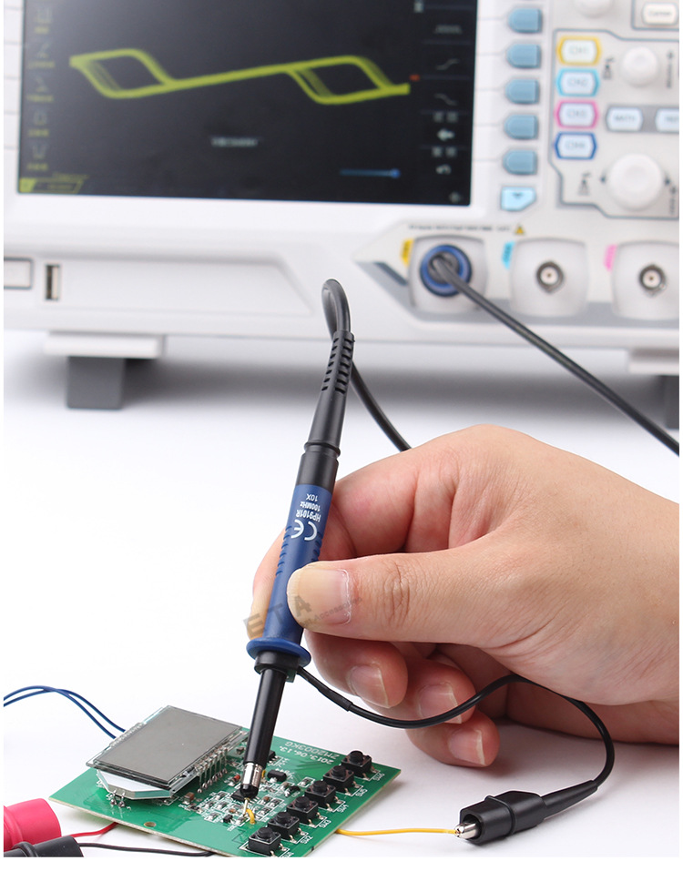 苏州示波器电压探头hp9100示波器测试线100mhz示波器测针表笔线