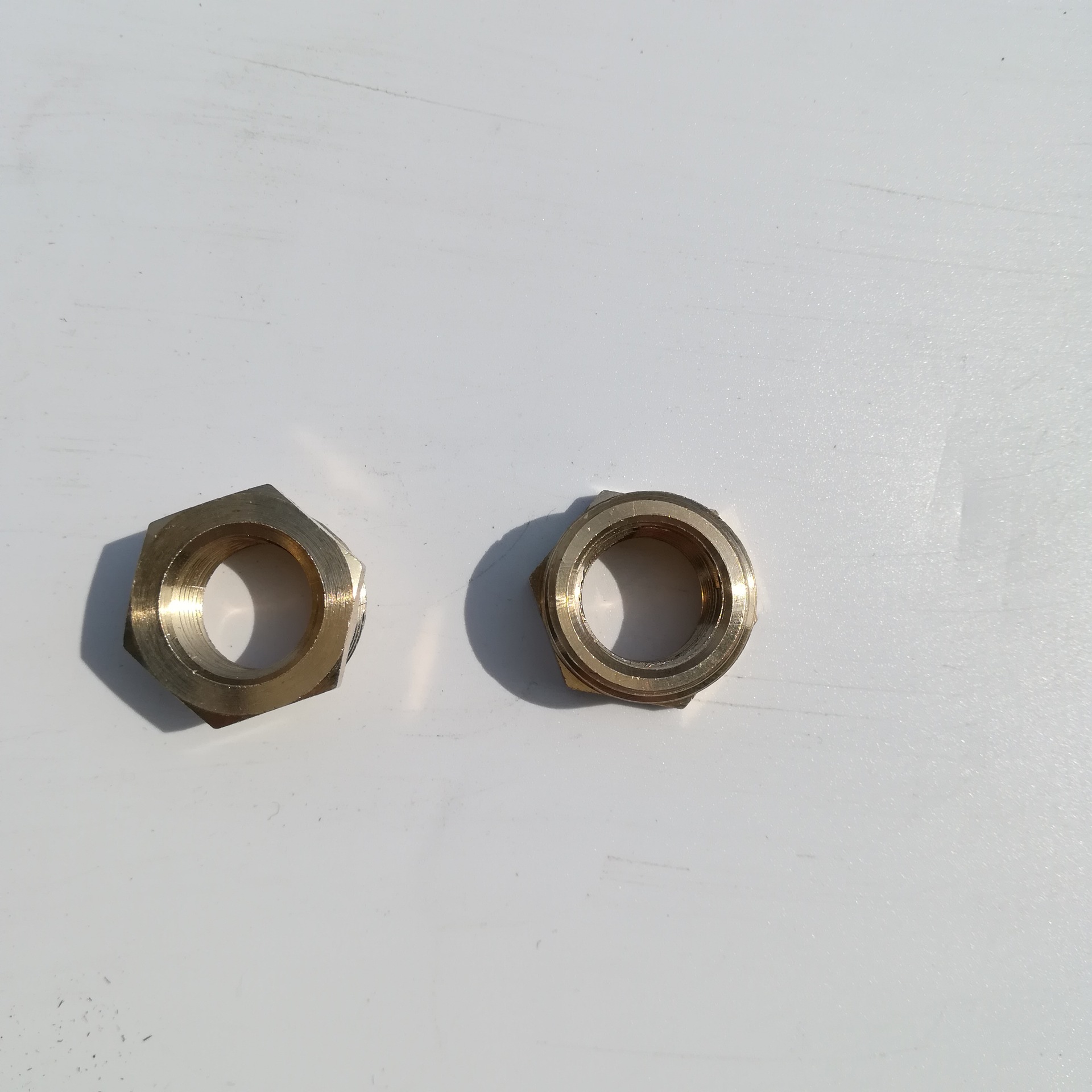 压力表专用铜补芯m14*1.5变4分补心2分变4分铜补心14*1.5变15