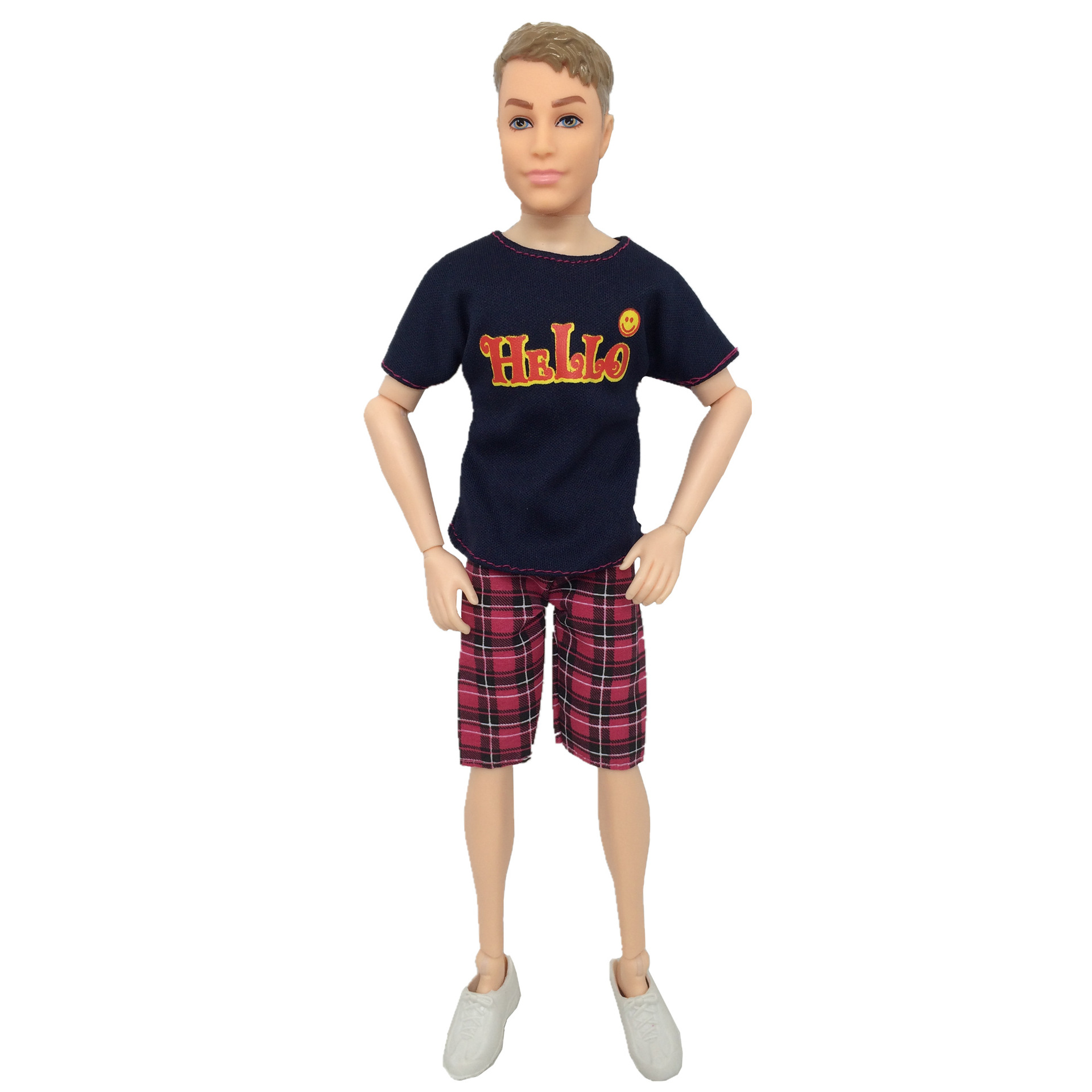 30厘米男女情侣装关节肯娃娃居家服上衣裤套装裙芭芘公主男朋友