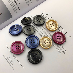 jod中大fashion树脂珠光纽扣时尚毛呢大衣风衣扣子复古仿有机玻璃