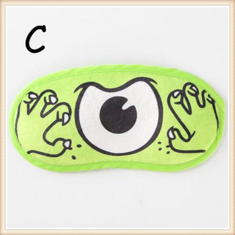 芝麻街卡通创意睡眠遮光眼罩 卡通动漫眼睛保护罩 活动赠品定制