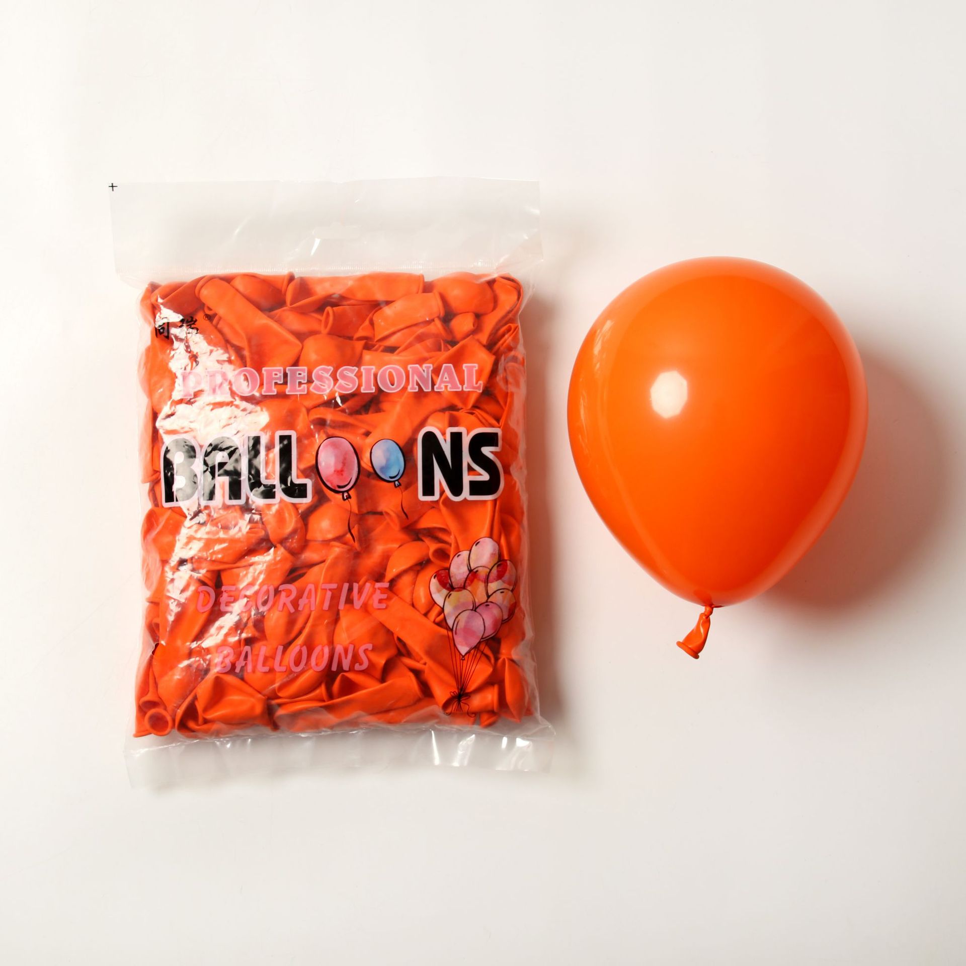 5寸蛋糕装饰普通气球跨境ins网红气球活动派对布置小气球乳胶黑色