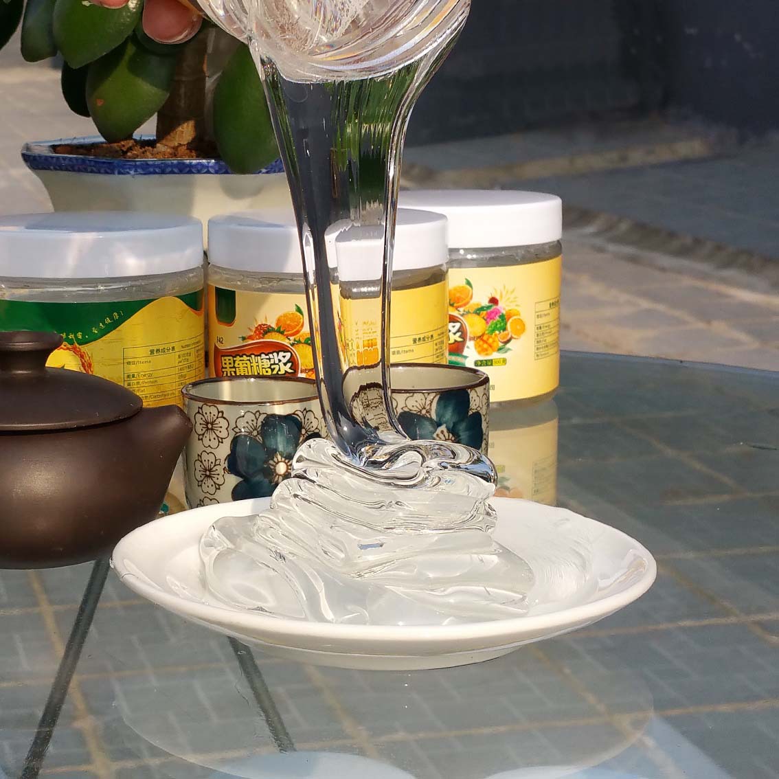 千凤香透明84%浓度水饴麦芽糖浆25kg桶装手工糖果牛轧糖烘焙原料