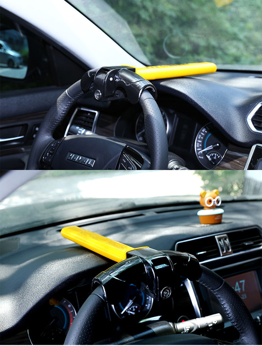 汽车方向盘锁 t形锁 t锁一件代发汽车防盗锁steering wheel lock