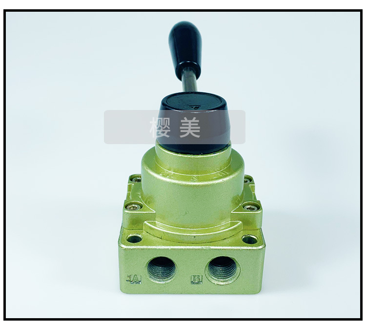 现货精品气动手动阀 气缸手转阀 气控阀 hv-200d 二位三通 转向阀