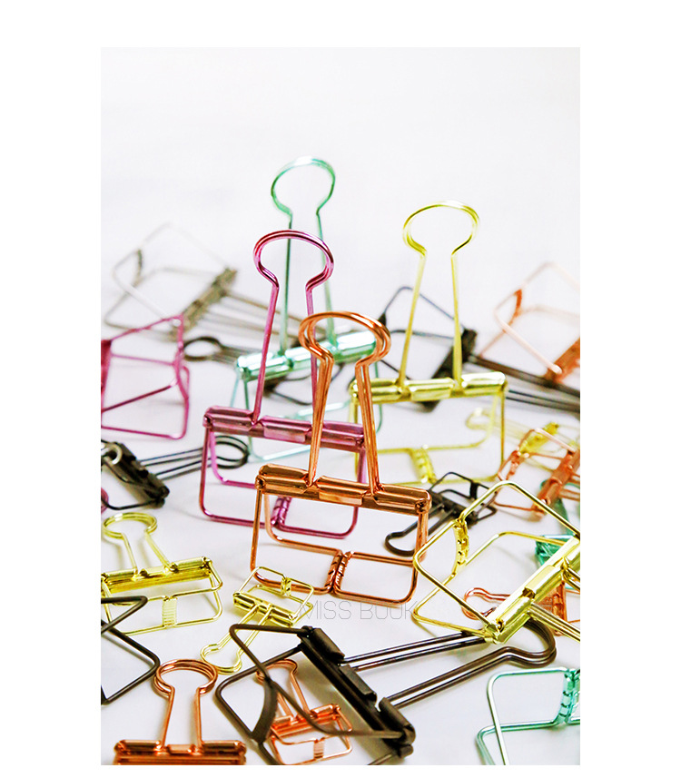 金属镂空长尾夹 文具 夹子 办公收纳票据夹 燕尾试卷夹 文件夹子