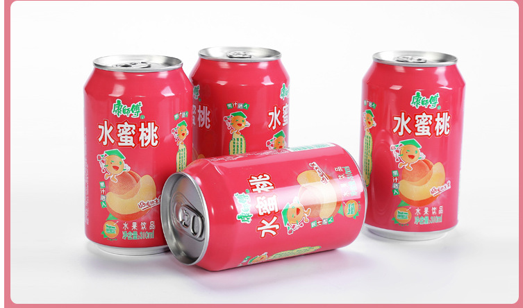 配餐果吸饮160ml*100包袋装水蜜桃风味加果粒饮料外卖