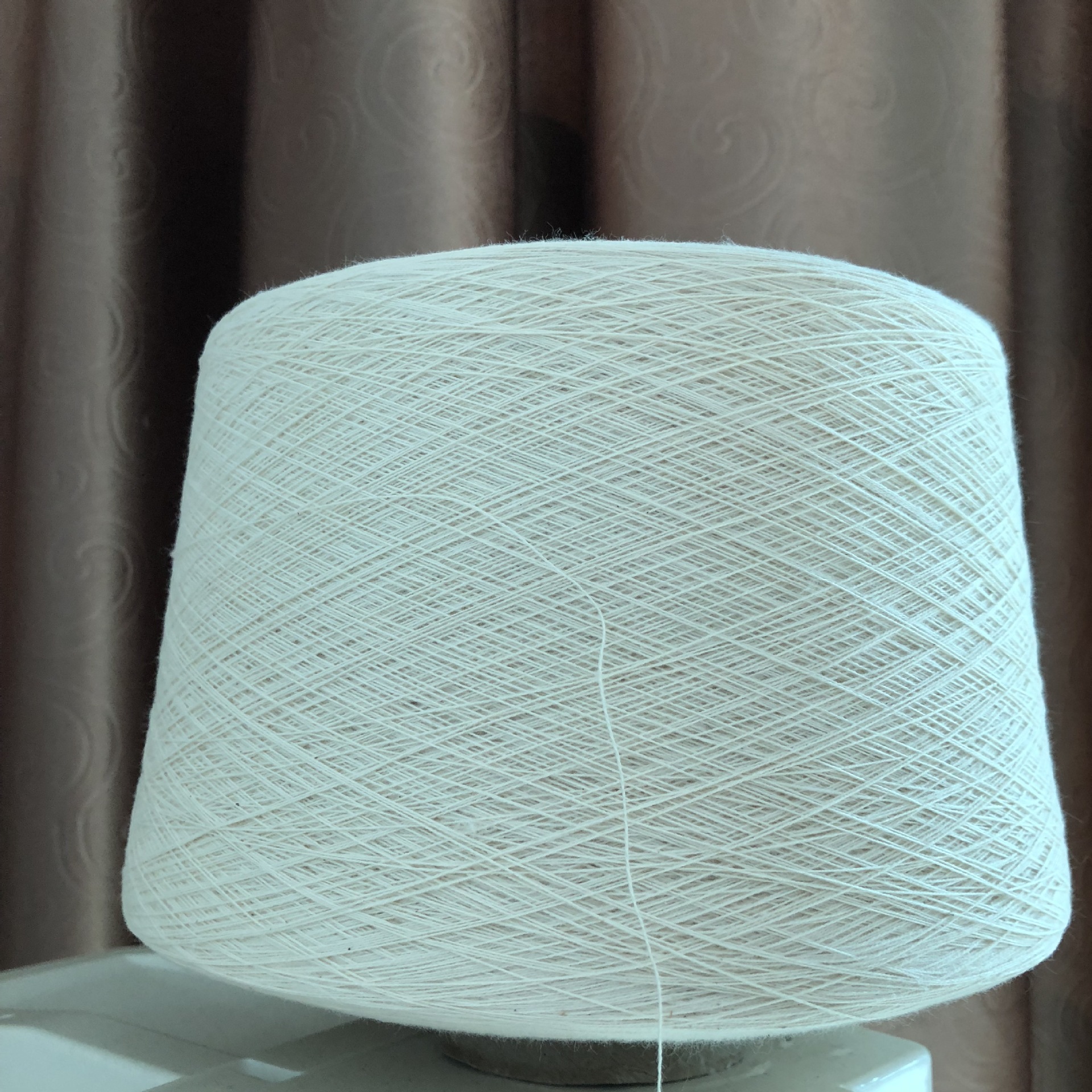 21支纯棉环锭纺双股线 常规纱线 可加工定制 可染色 厂家直销