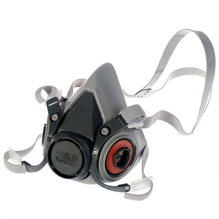 正品3m6200半面型防尘毒防护面罩 自吸过滤式防毒面具