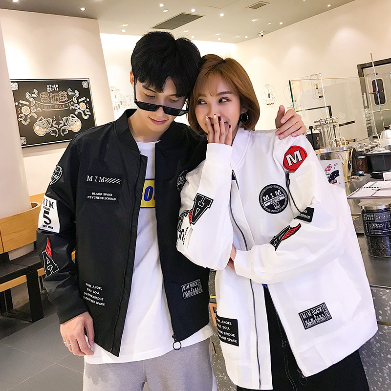 冬季男女棉服情侣款帅气潮牌休闲 棉外套ins超火夹克棒球服港仔男