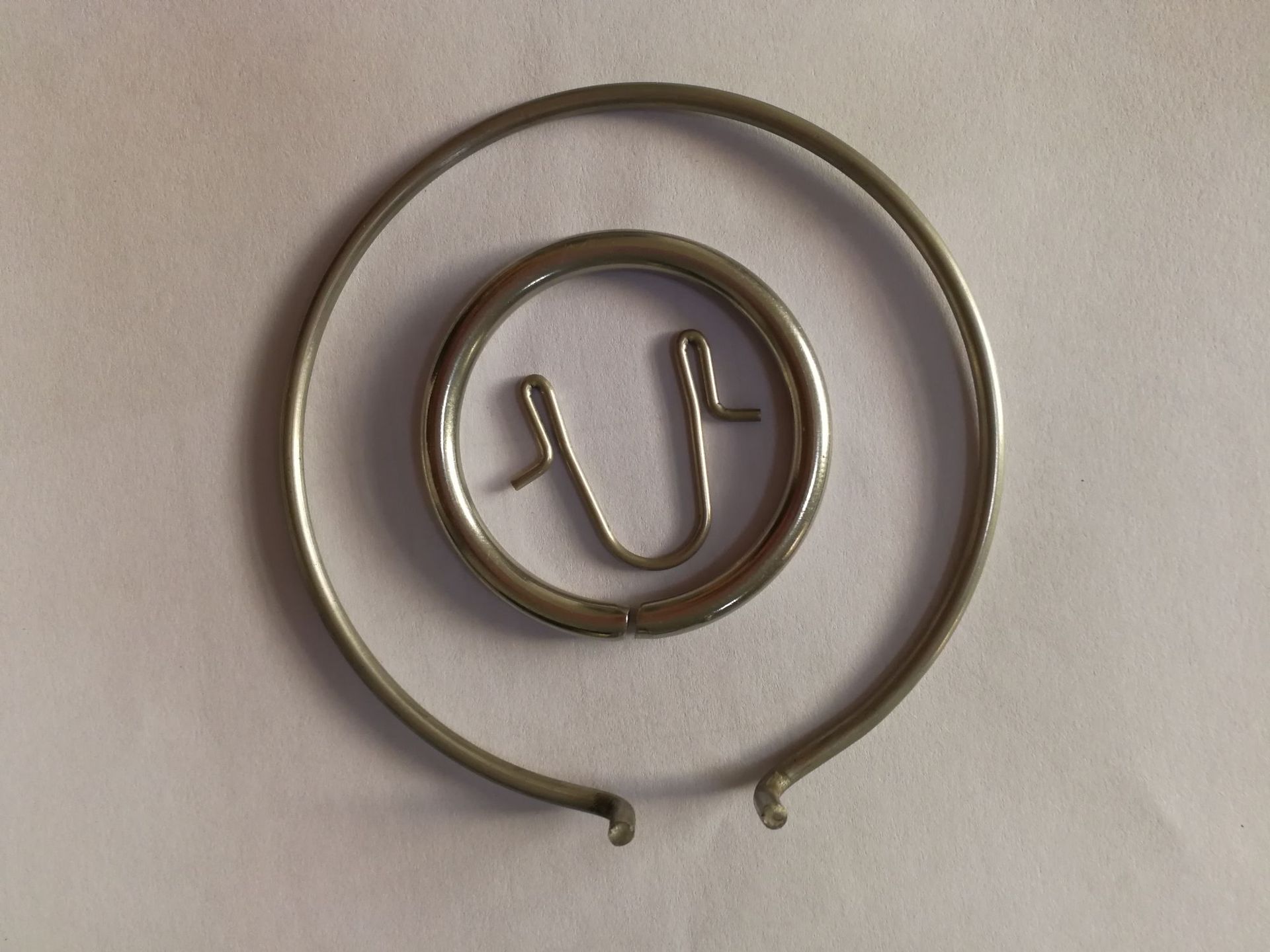 方型c型卡环 圆型开口卡环挡圈弹簧钢 65mn 汽车卡环可定制