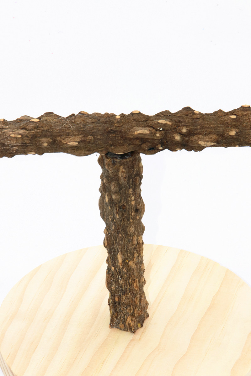 鹦鹉鸟玩具办公室木质花椒木 站架鸟玩具鹦鹉站架 站杠 玩具用品