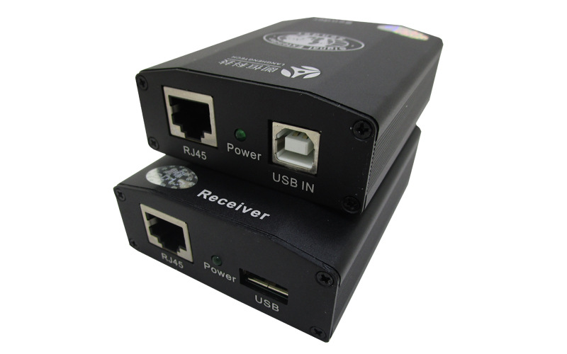 朗恒usb延长器usb-1801h(延长1个usb1.1接口,接高速设备70米