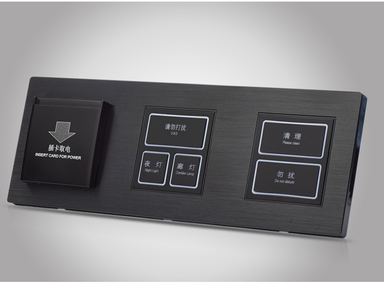 酒店开关面板英式英标欧式欧标弱电轻触系列智能触摸rcu客控系统