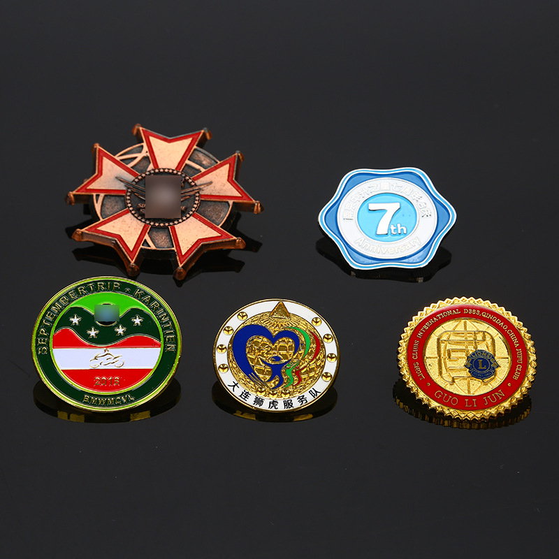 金属徵章定制 活动聚会胸章徽章定制员工胸章定制-阿里巴巴