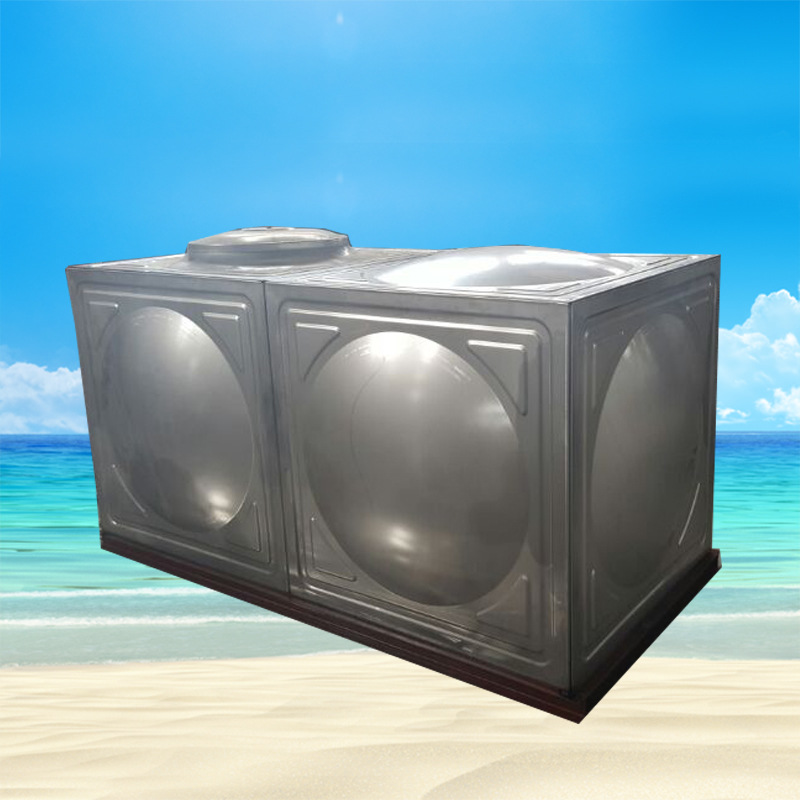 2吨304方形生活水塔  不锈钢保温水箱厂家二次供水给水设备
