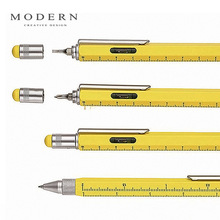 moderng德国多功能笔圆珠笔电容触屏笔伸缩笔宝珠笔金属笔工具笔