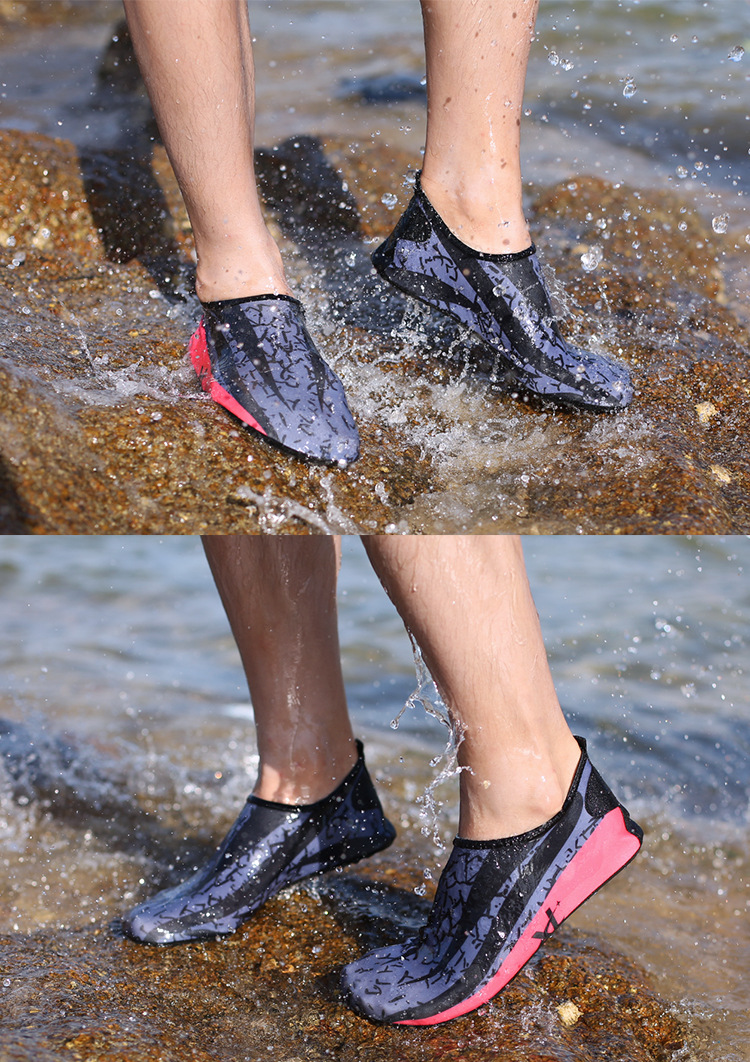 兴拓户外沙滩鞋男女赤足贴肤涉水鞋户外潜水鞋沙滩浮潜软鞋