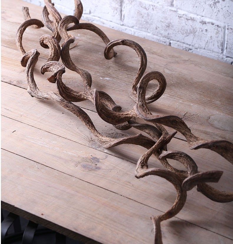 天然过江龙藤单支干花花艺家居摆设客厅插花干枝树枝花瓶装饰品