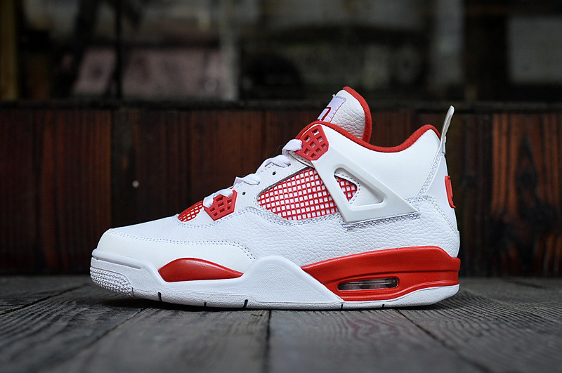 奥利奥篮球鞋白水泥高帮aj4男鞋白红运动鞋女鞋休闲鞋一件代发