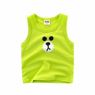 2018童装夏季新品韩版儿童背心吊带纯棉宝宝汗衫厂家批发一件代发