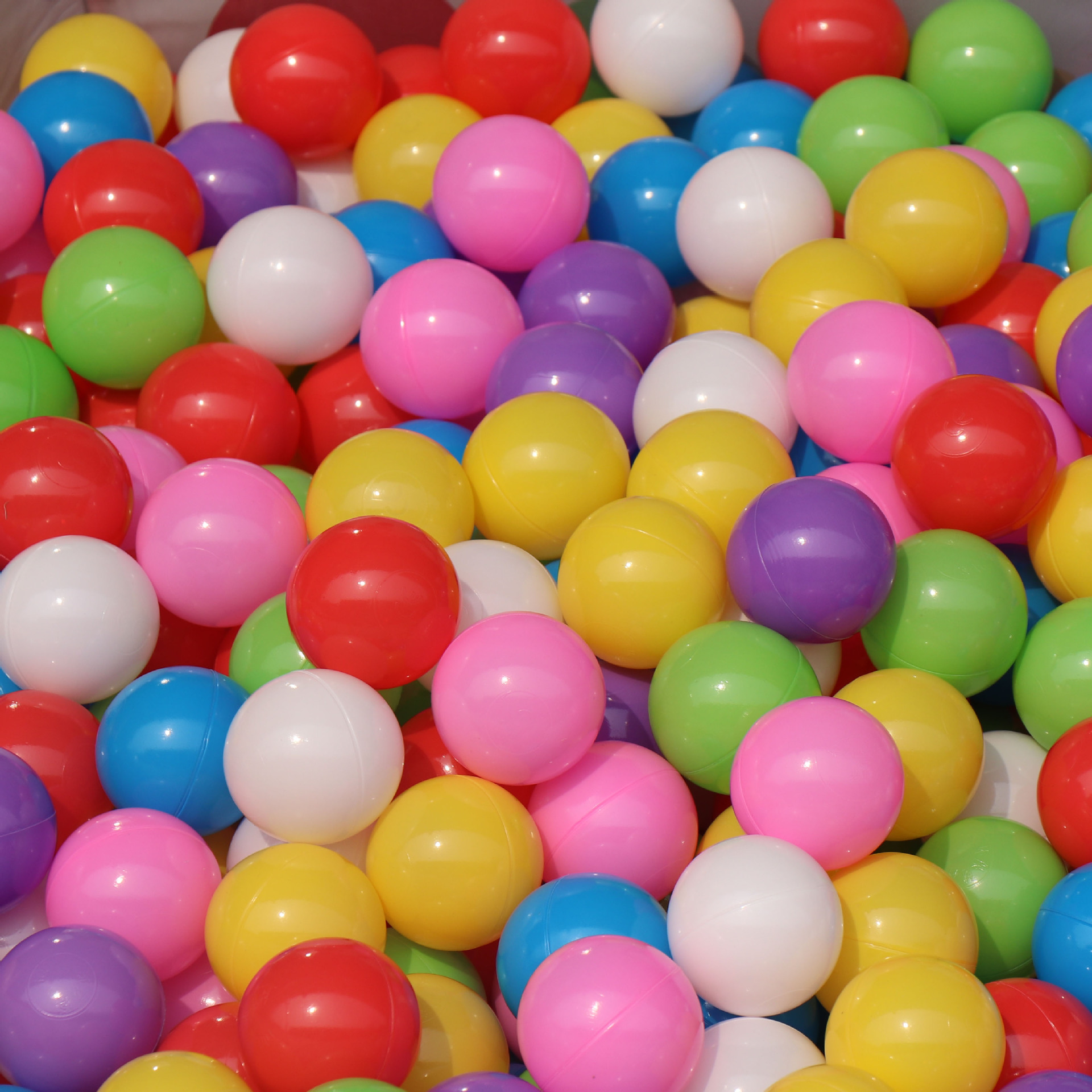 海洋球马卡龙色加厚百万海洋球儿童乐园球池彩色波波球淘气堡批发