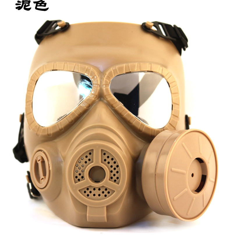 防护面罩-跨境m04防毒面具真人cs头盔户外吃鸡水弹枪全脸骷髅战术防护