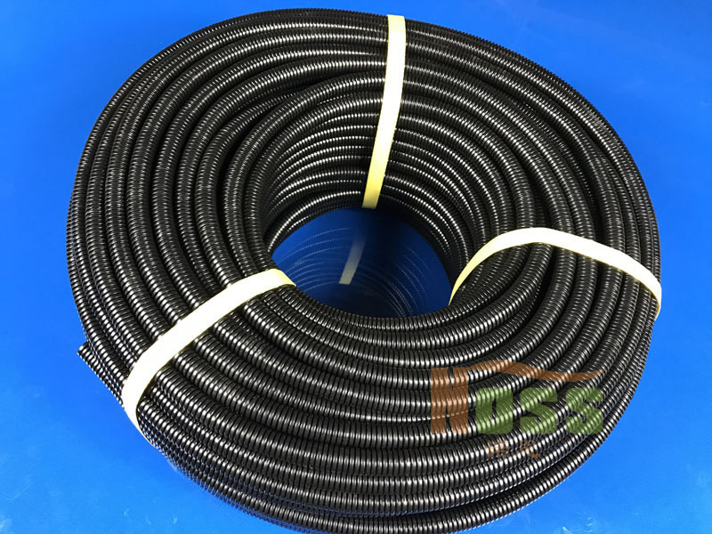 pe阻燃电线电缆穿线管 电缆保护尼龙软管 pe黑色穿线波纹管