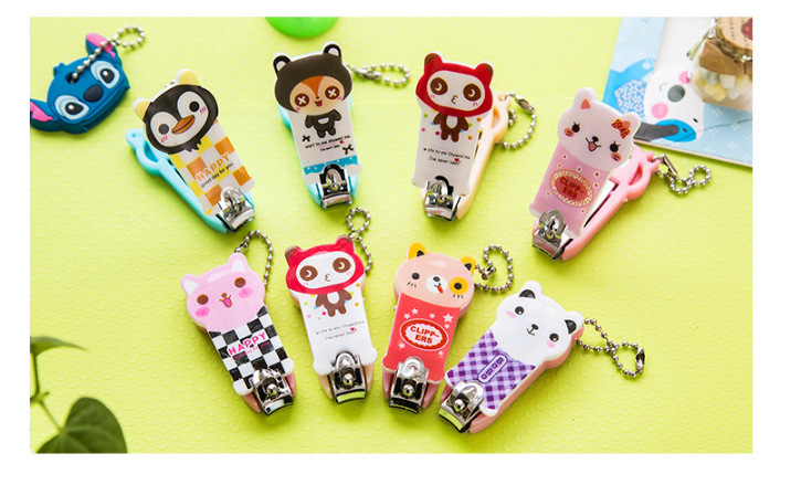 卡通指甲剪 指甲钳 韩国可爱 多功能指甲刀 宝宝儿童指甲剪批发