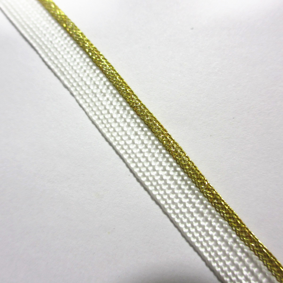 金丝子母带 金银边滚边绳织带 厚边开线 宽窄带 服饰拼边缝绳带