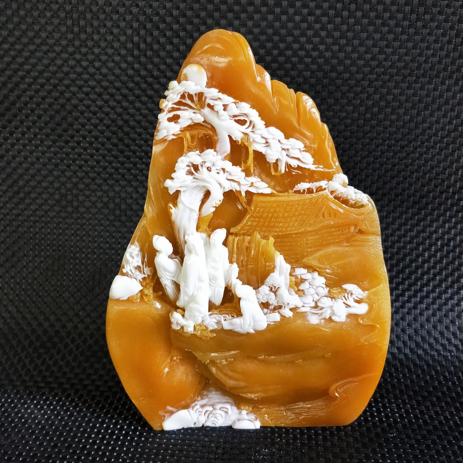 寿山石雕刻摆件批发 石料工艺品礼品老人摆件